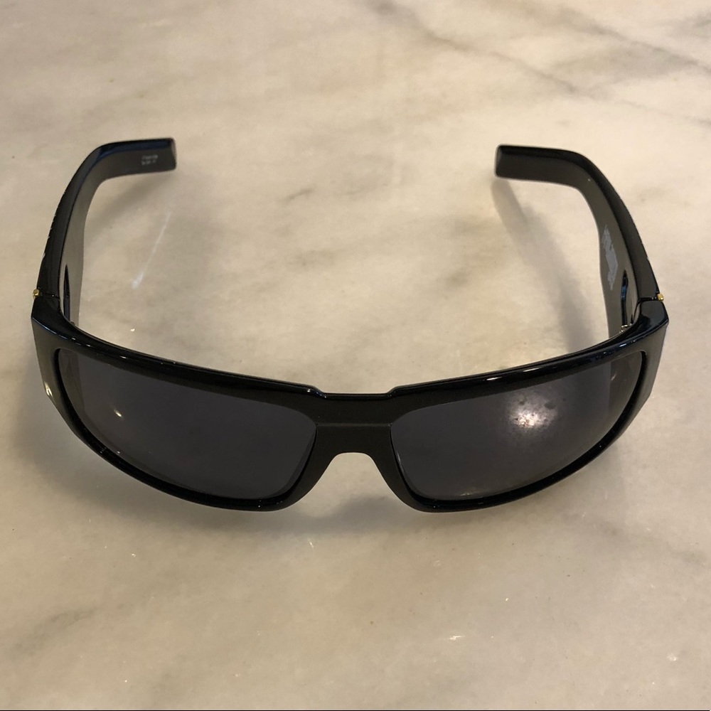 SPY Hailwood Men’s Black and Gold Sunglasses